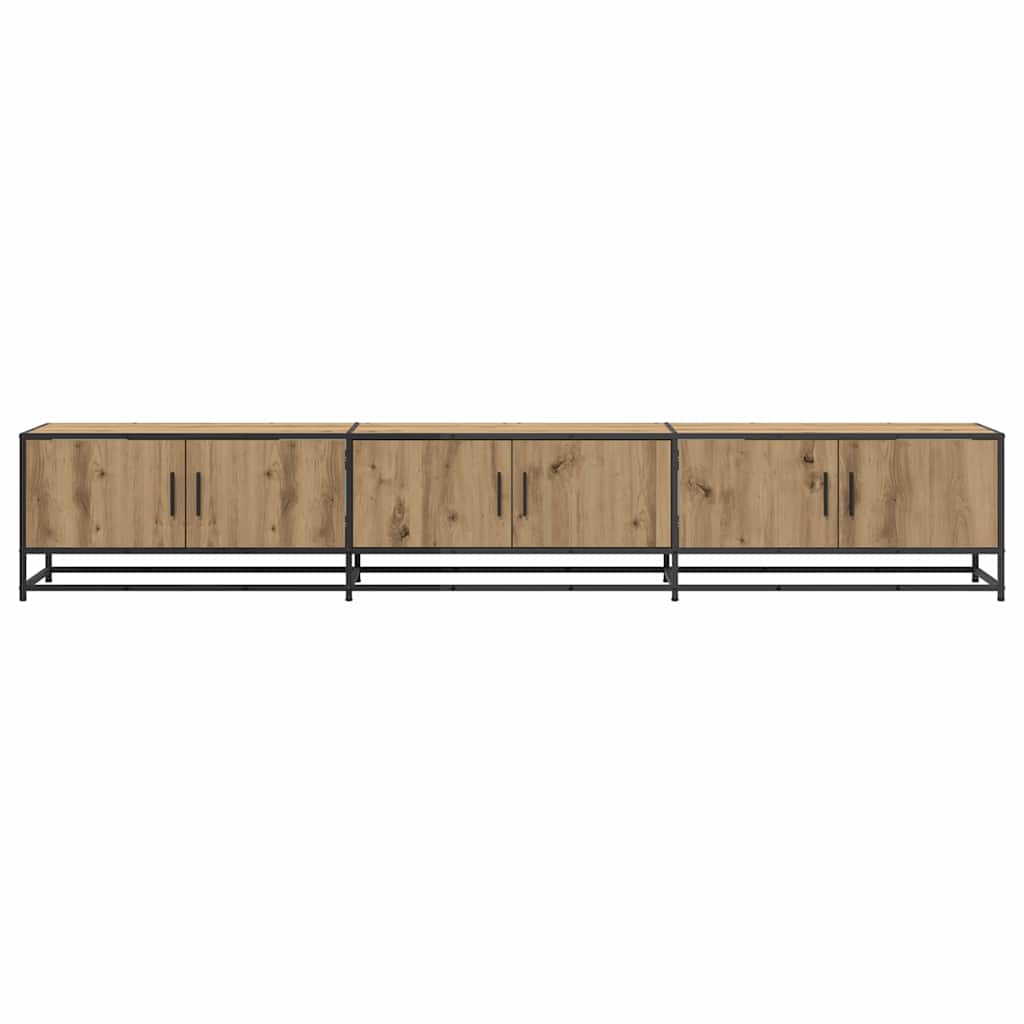 TV Units 2 Pcs Artisan Oak 240 X 35 X 41 Cm Engineered Wood
