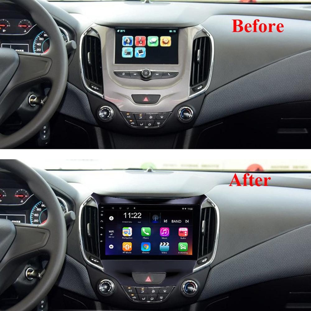 Android Car Radio Carplay For Chevrolet Cruze 2015-2018 Multimedia Video Player GPS Navigation WIFI 4+64GB