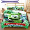 3pcs Gummy Bear1 Design Cover Set - HD Printed Bedding with 1 Cover and 2 Pillowcases - Perfect for Home and Dorm Decor