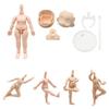 niannyyhouse DOD Body, 13cm Movable Figure Body, Compatible with GSC and 1/12 BJD Doll Heads (Super White+B)