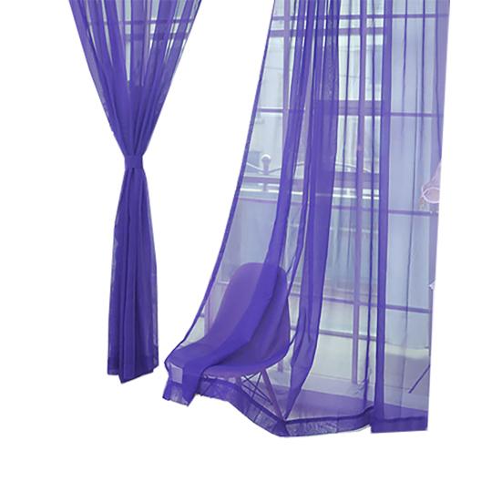 Lightweight Gauzy Valances Door Window Curtain Drape Sheer Home Wedding