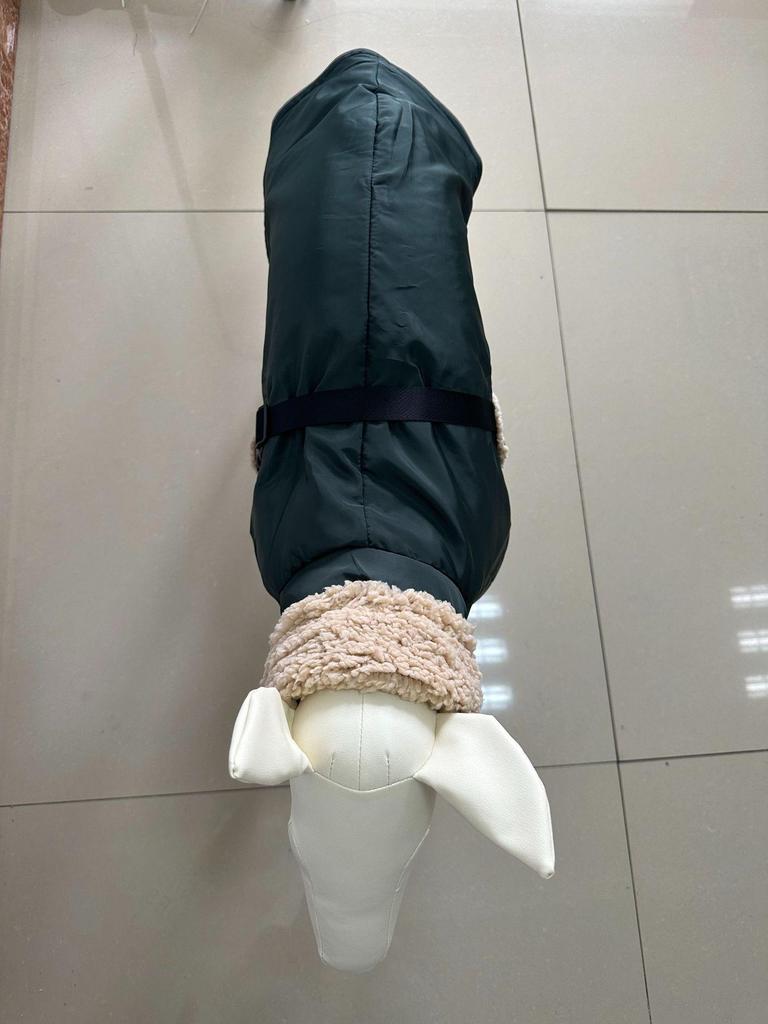 Medium & Large Dog Solid Color Fleece Turtleneck Warm Vest