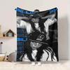 1Pc Billie Eilish Fashion Blanket Soft And Comfortable Casual Warm Camping Travel Christmas Halloween Xmas Gift M928304