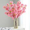 Sakura Künstliche Blumen Bouquet für Garten Party Hochzeit Ehe Dekoration Home Zimmer Decor Gefälschte Blumen Tisch Vase Ornament