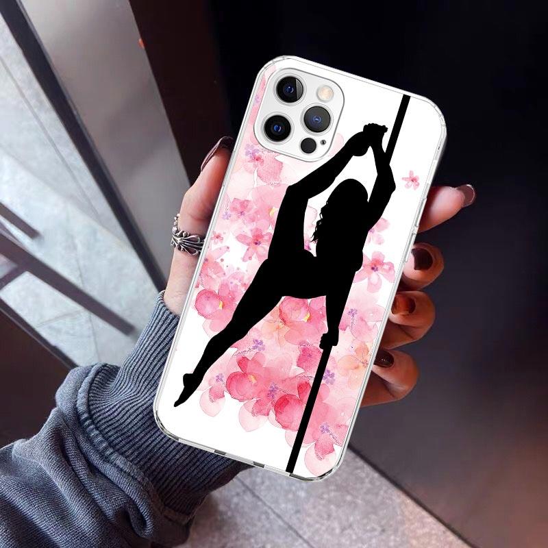 Pole Dancer Dancing Phone Case For iPhone 17 Air 11 13 Mini 14 15 Plus 16 12 Pro Max 16E SE 7 8 Pattern Soft TPU Back Cover  17