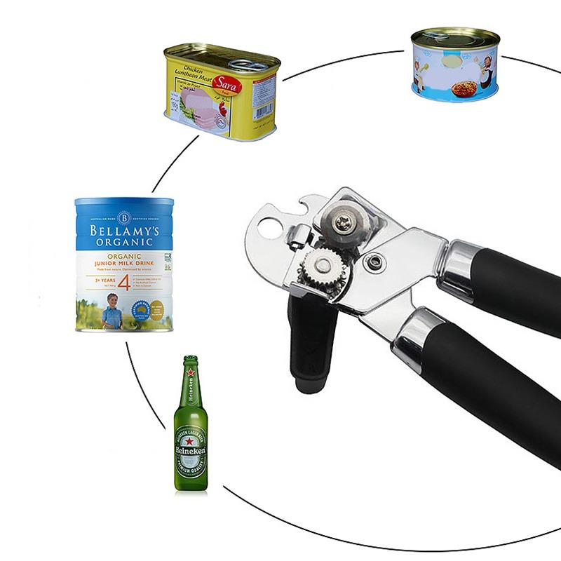 3 In 1 Multifunctional Can Opener Manual Powerful Lid Opener Kitchen Can Opening Tools