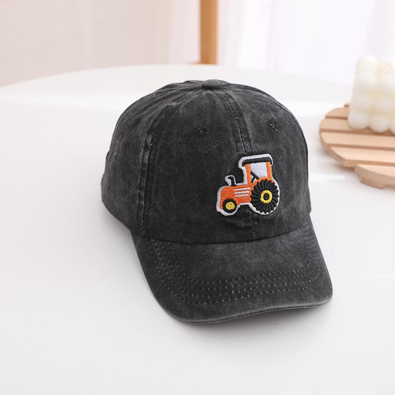 Boys Baseball Cap Tractor Embroidered 2026 Summer Kids Peaked Caps Snapback Cotton Girl Sports Cap for 2-8 Years Kids