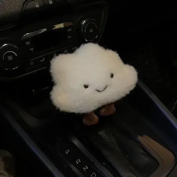 Car Handbrake Cover Gear Handle Cartoon Cute Universal Gear Protective Cover Car Decoration Set Deocrotive Accessries Ornaments