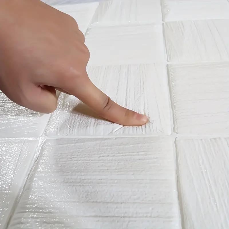 35*35cm 3D Stereo Kendinden Yapışkanlı Duvar Çıkartmaları Su Geçirmez Yatak Odası Oturma Odası Arka Plan Dekorasyon Duvar Kağıdı