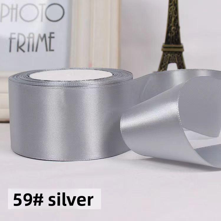 Satin Ribbon For Gift Wrapping And Floral Decoration 5cm Wide Silk Tape For Crafts And Events