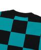 BEENTRILL Classic Checkerboard Oversized Knit (Teal)