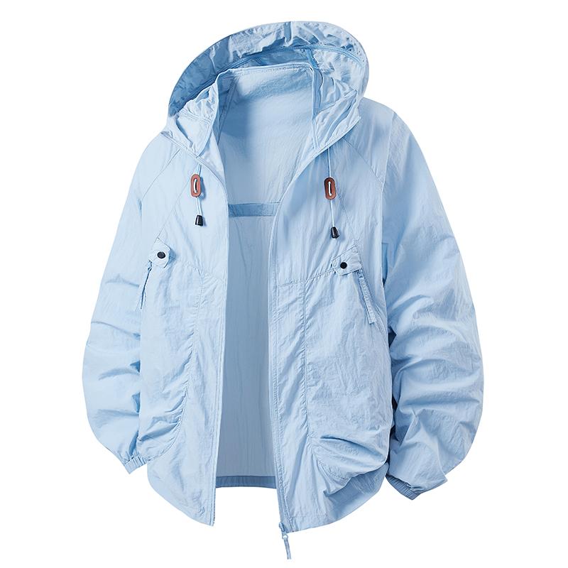 Spedizione Veloce Giacca da Uomo Cappotti Estivi Giacca Antivento da Pesca Maschile Abbigliamento da Campeggio per Uomo Giornata Calda Impermeabile Abbigliamento da Viaggio
