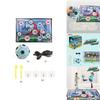 Fun And Colorful Childrens Soccer Play Mat Set With Soft Plush Pillow And Accessories