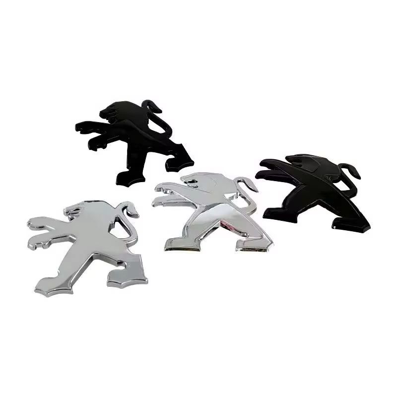 ABS Car Front Hood Decal Side Stickers Rear Badge q for Peugeot 308 3008 307 207 208 508 108 306 406 4008 5008 408 301