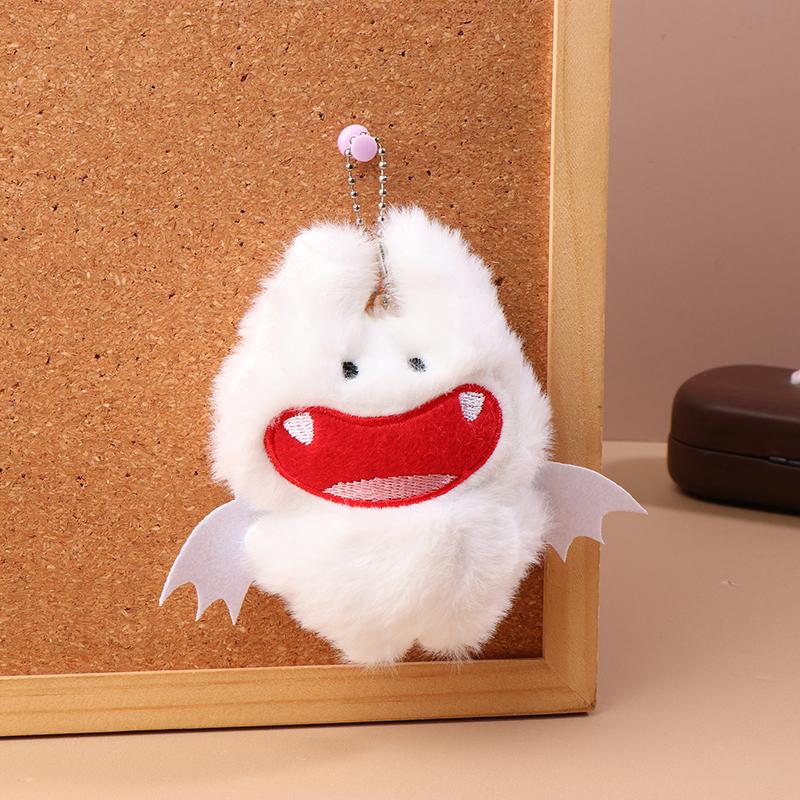 

Мультяшная летучая мышь плюшевый брелок маленький демон мягкая кукла кулон автомобильный брелок рюкзак сумка декор детский подарок белый