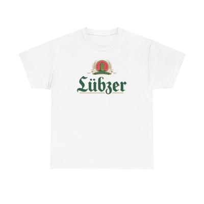 T-shirt Unisex Lübzer Brewery, Maglietta Marca Birra Tedesca, T-shirt Birrificio Lübz,