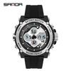 Sanda Trendy Waterproof Luminous Sports Watch