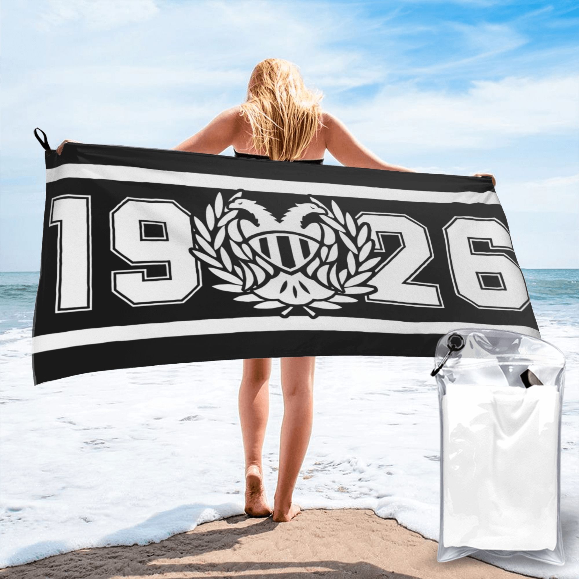

Paok Thessaloniki Ultras Hooligans Beach Towel Soft Microfiber Quick Dry Absorbent Quick Towels For Swimming W30*H60(CM)