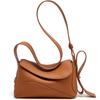 Leather Large-Capacity Underarm Bag Women'S Summer Versatile One-Shoulder Messenger Tote Bag