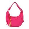 Borsa a tracolla singola a forma di raviolo, semplice, urbana, casual, da pendolare