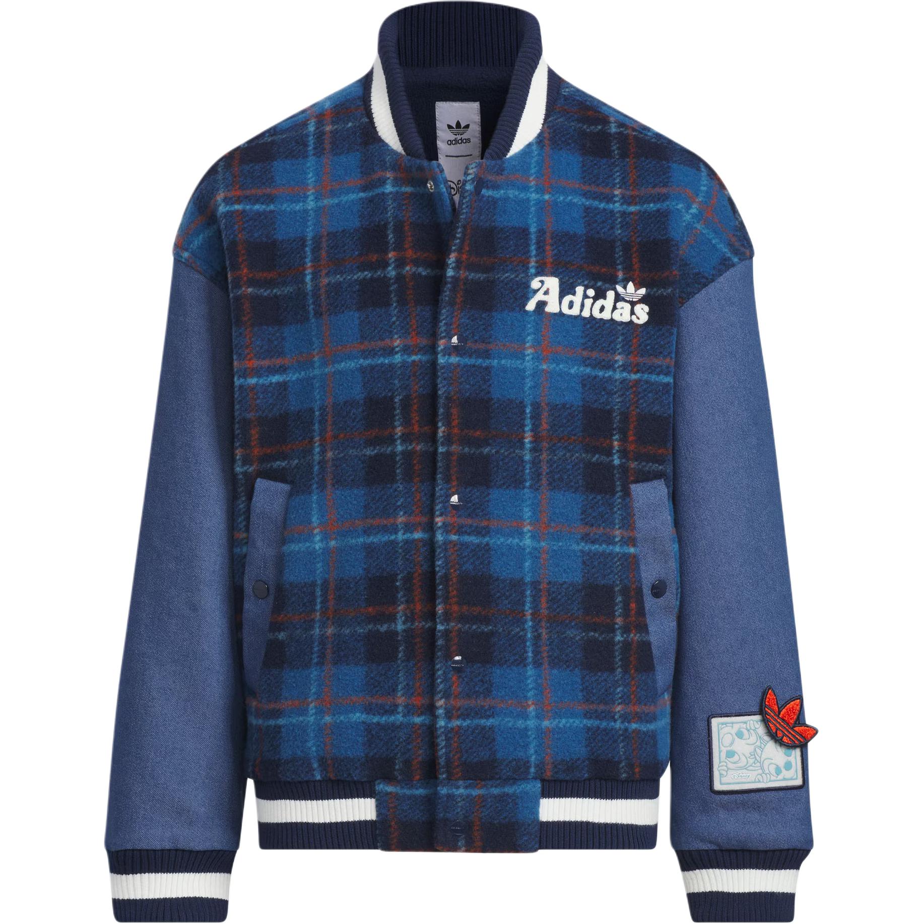 Adidas Originals x Disney Baseball Jacket Dark Indigo Teenagers JC6817 140