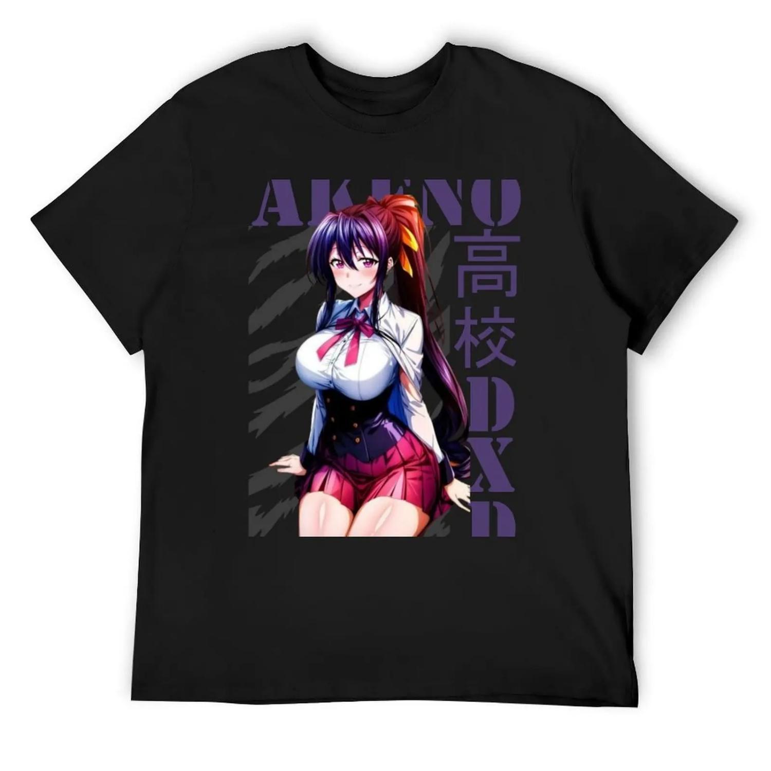 Akeno T-Shirt customs summer shirt summer top blanks mens fashion S