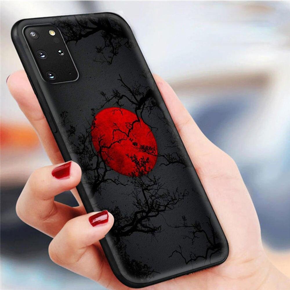 Japan Samuraj Ninja Mobilskal För Samsung Galaxy S20 FE S21 Ultra S20 S10 S9 Plus S10E S8 Mjukt silikon TPU Baksida