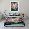 "Floating Island Crystal Decor Set" Soft Comfortable Duvet Cover Bedding Set Included 1*Duvet Cover & 2*Pillowcases, gift