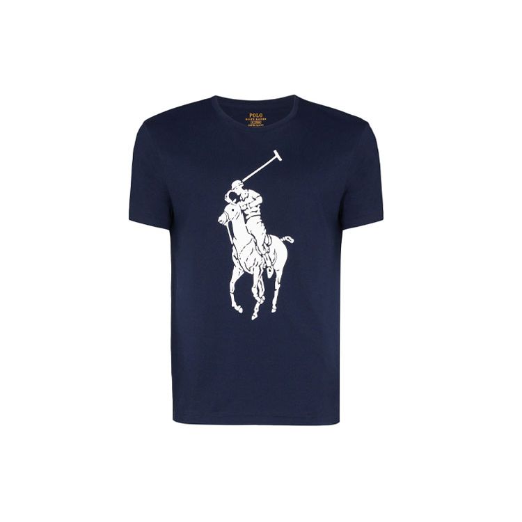

Polo Ralph Lauren Футболка с коротким рукавом и принтом поло Мужские топы Синий 710796092-003