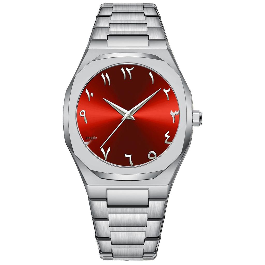 Men's High-End Quartz Watch with Arabic Numerals – Elegant Business Design