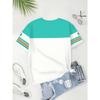 Printed T-shirt - Casual Short-sleeved Summer Top, Loose Round Neck Style, Casual Wear