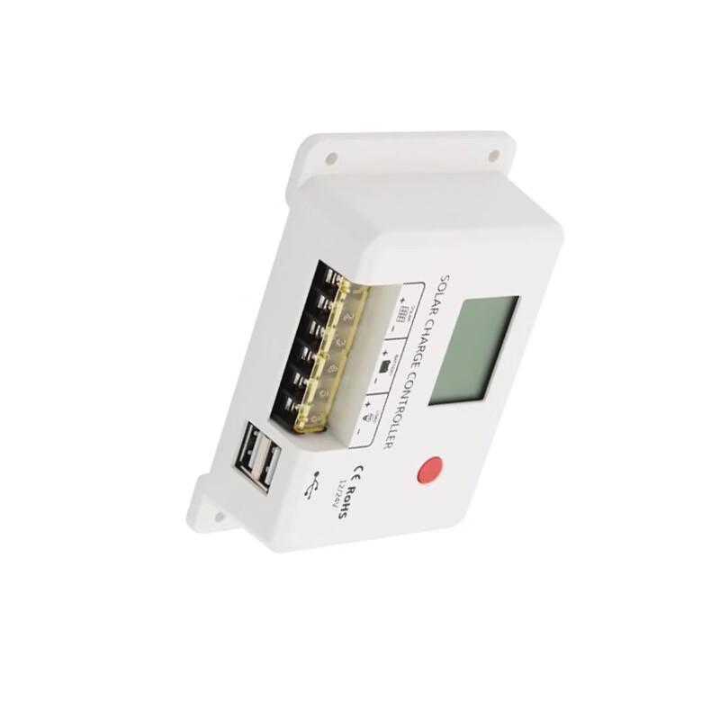 SRNE 12V/24V 20A Solar Charge Controller with Dual USB