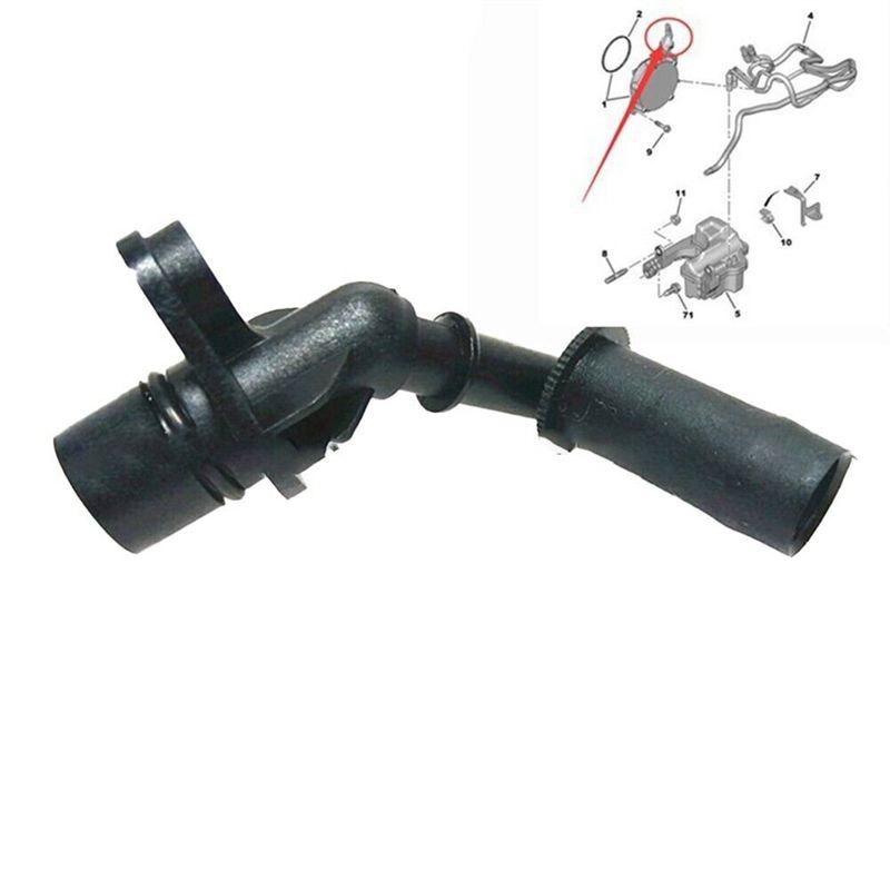 ABQD!Brake Booster Vacuum Pump Connector 456583 Part For 3008/5008/2008/308CC Citroen C4/C5 1.6T