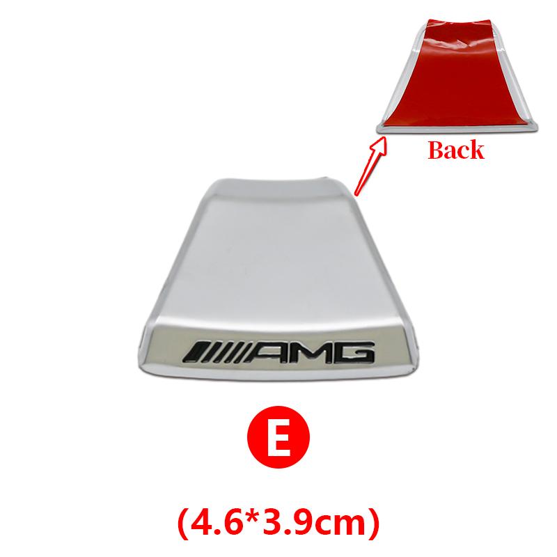 3D ABS Car Steering Wheel Emblem Sticker Interior Badge Accessorie For Mercedes Benz AMG W205 W168 W108 AMG W176 W204 W212 GLC