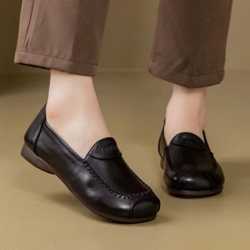 Autumn New Women's Soft-soled Versatile Non-slip Women's Shoes Shallow Single Shoes Small Leather Shoes