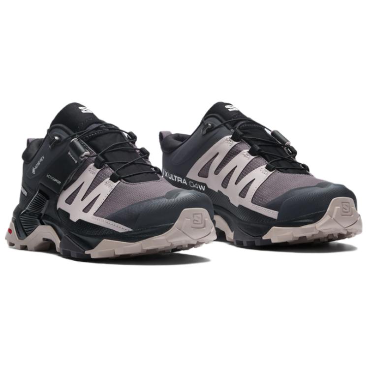 SALOMON X Ultra 4 GTX Comfortable Versatile Non-Slip Durable Waterproof Supportive Low-Top Outdoor Functional Shoes Women Shoes 476853