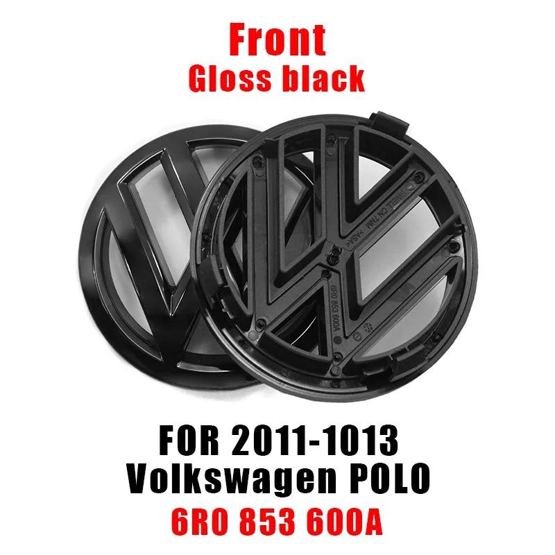 Volkswagen 120mm 110mm Car Emblem Logo Hood Front And Rear Tail Mark Rear Badge 6R0853600A Accessory For VW Polo 2011 2012 2013 He4