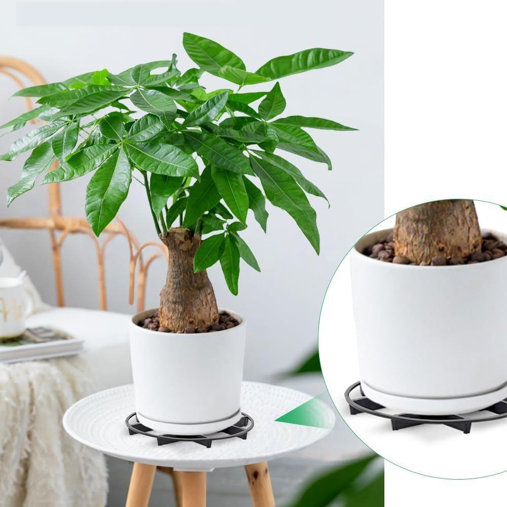 20PCS Plastic Flower Pot Tray Breathable Base Root Prevention Pad Flower Pot Foot Pad  Home Garden