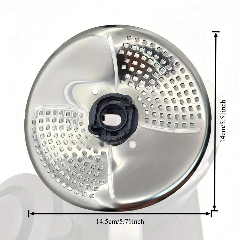TM7 Funda Protectora Pelador Cortador, Accesorio Cubierta de Cuchilla para Thermomix TM6 TM5 TM7 Verduras Acero Inoxidable, Acceso Cocina