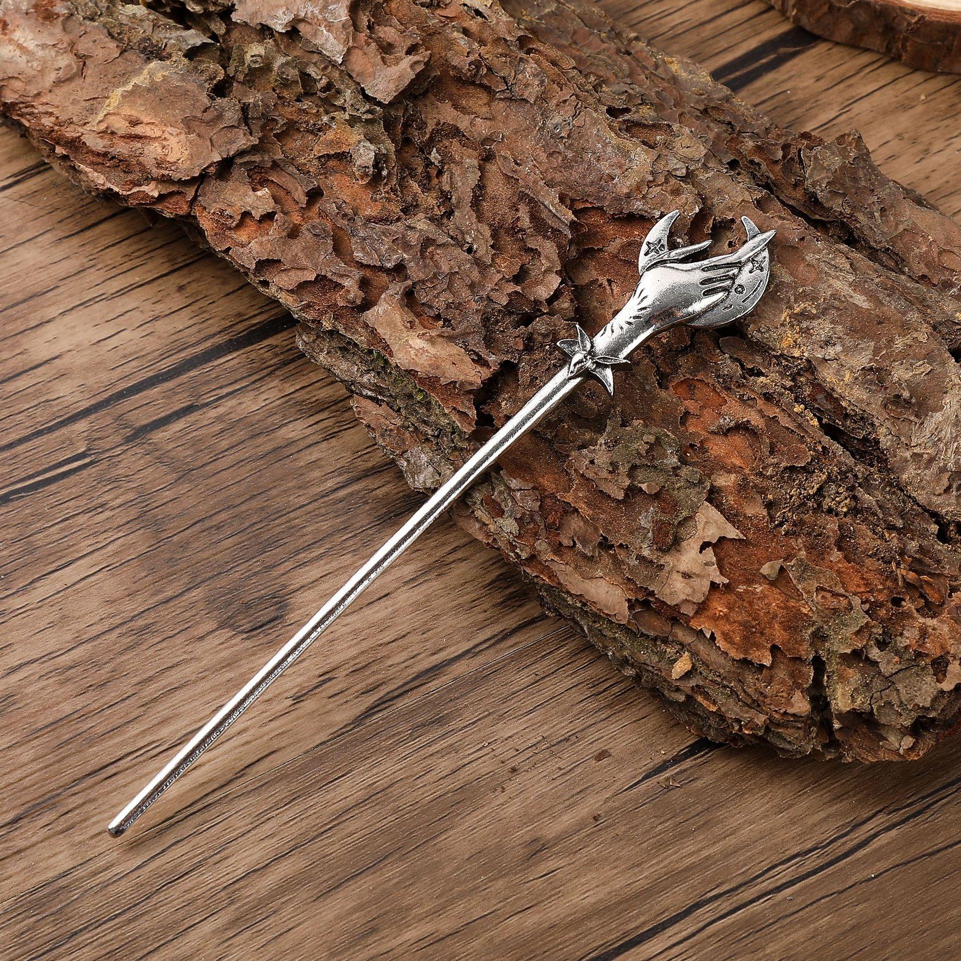 

Viking Retro Moon Flying Dragon Hair Clip Fashion Hair Accessories Norwegian Style Accessories Party Accessories Birthday Gifts Size fits all