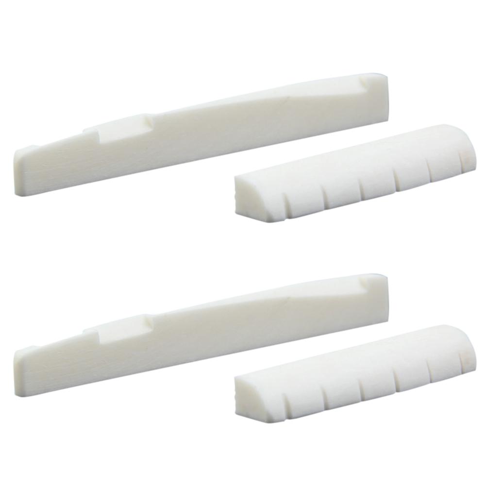 4pcs Guitar Nut Bone Bridge Saddle 6 String Acoustic Guitar Musical Instruments Musical Enjoyable Instrument Supplies