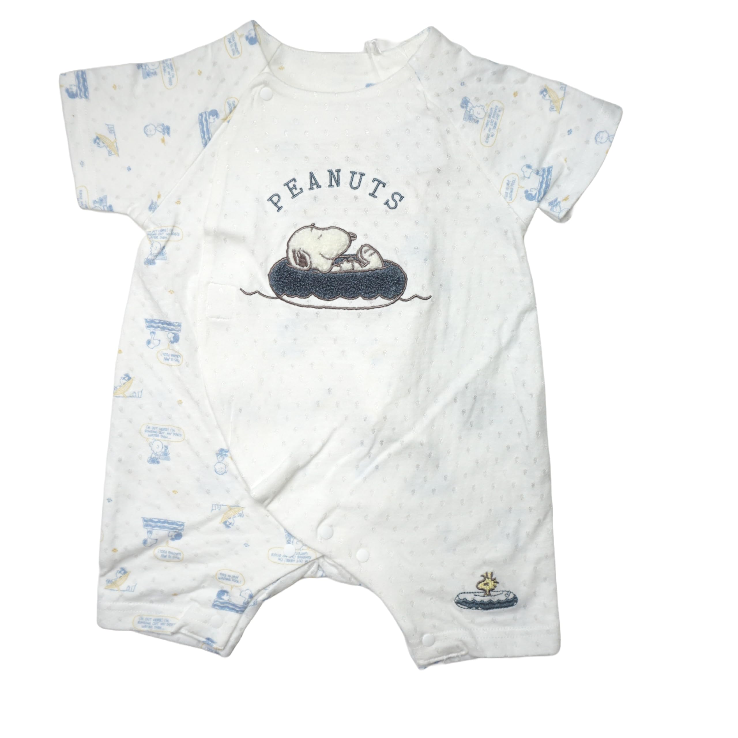 

Snoopy Newborn Coverall Prealls Baby Clothes Boys Girls 215152603 Jacquard Switch [Takihyo] T-shirt 60-70
