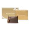 Michael Kors Borsa a tracolla Mk Trisha Series tela con stampa monogramma classico media da donna Marrone scuro 35H1G9TC8B-BROWN