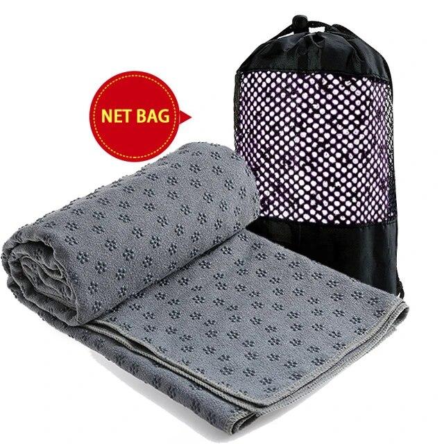 

Портативное противоскользящее одеяло для йоги, коврик для йоги, полотенце, спортивное одеяло, дорожное складное полотенце для фитнеса, пилатеса, оборудование для фитнеса