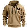 New Models Autumn Winter Men's Leisure Sports Multi-zip Arm Pocket Hoodie Jumper Hoodie Sports and Leisure Jacket
