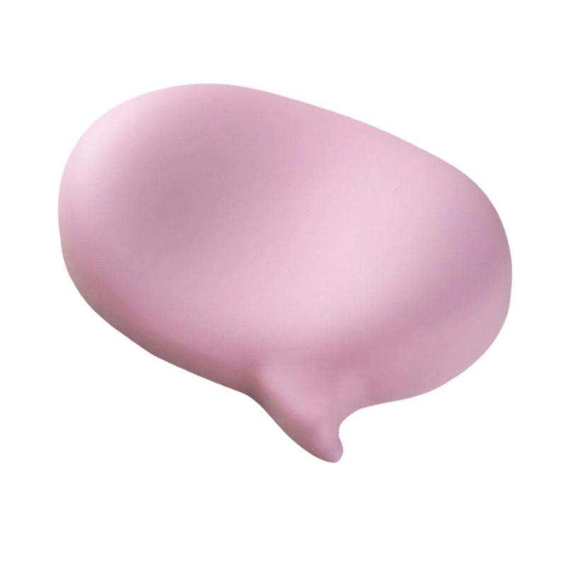 Cute Chat Bubble Silicone Wrist Rest Pad For Office Computer Desk Anti Slip And Waterproof Design