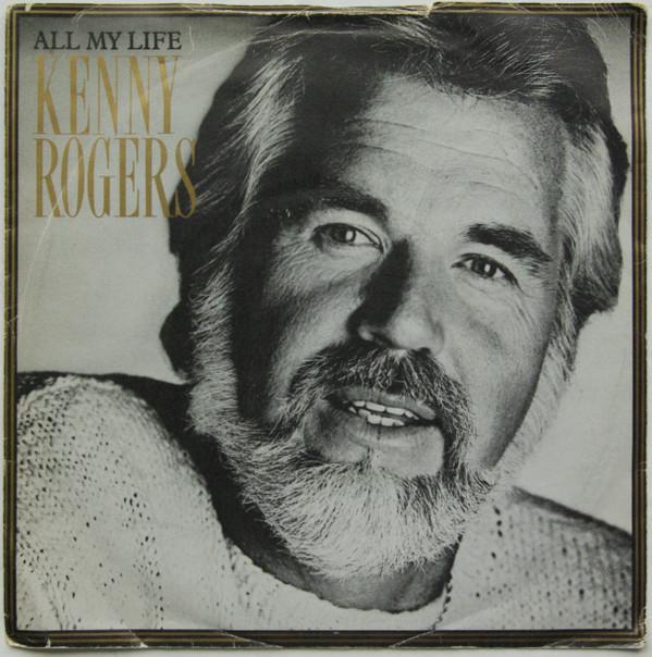 

7inch Record KENNY ROGERS All My Life UP659 Liberty 1983 UK CountryFolk Used