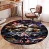 Final Fantasy Pattern Round Rug, Indoor/Outdoor Mat, for Picnic, Gameroom, Bedroom, Office, Living Room, Home Decor Carpet, Birthday Gift