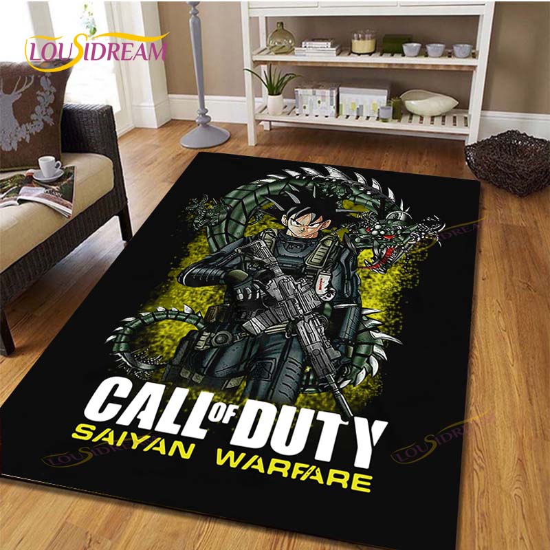 Anime Dragon Ball Goku Children's Play Area Carpet Children's Game Floor Mat Cartoon 3D Pattern Living Room Decorative Carpet