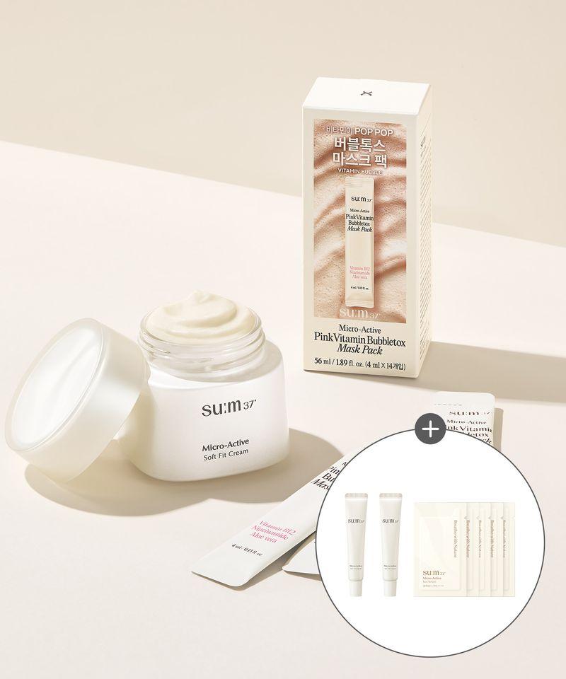 Microactive Soft Fit Cream 100ml Large Size Special Set